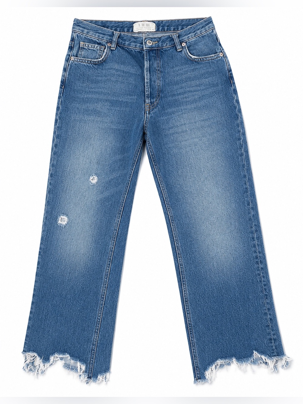 We the Free size 27 Distressed Shark Hem Distressed Jeans